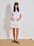 Pamučna basic majica - bijelo - SINSAY - small2