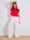 Bombažna majica basic - rdeča - SINSAY - small3