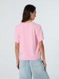 Pamučna majica na pruge - roze - SINSAY - small2
