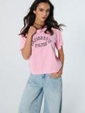 Pamučna majica na pruge - roze - SINSAY - small5