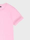 Pitsilise detailiga T-särk - roosa - SINSAY - small8