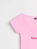 Loosungiga T-särk - roosa - SINSAY - small11