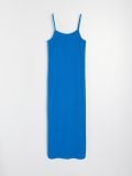 Сукня міді зі структурованої тканини - light blue - SINSAY - small5