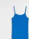 Сукня міді зі структурованої тканини - light blue - SINSAY - small9