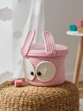 Плетений кошик для зберігання - пастельний рожевий - SINSAY - small1