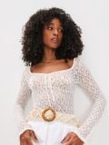 Pleten pas z leseno zaponko - nude - SINSAY - small1
