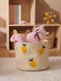 Плетений кошик для зберігання - жовтий - SINSAY - small1