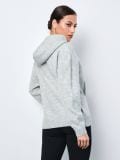 Pulover s kapuco - svetlo siva - SINSAY - small3
