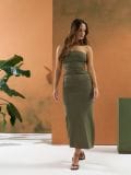 Kroogitav midikleit - tumeroheline - SINSAY - small3