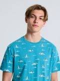 Μπλουζάκι με σχέδιο The Simpsons - γαλάζιο - SINSAY - small5