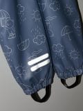 Pantaloni impermeabili - mid blue - SINSAY - small4