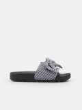 Slider sandals with bow detail - black - SINSAY - small2
