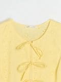 Košulja-bluza s vezivanjem - žuta - SINSAY - small13