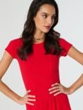 Rebrasta mini obleka - rdeča - SINSAY - small5