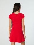 Rebrasta mini obleka - rdeča - SINSAY - small2