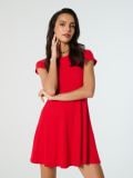 Rebrasta mini obleka - rdeča - SINSAY - small4