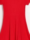 Rebrasta mini obleka - rdeča - SINSAY - small8