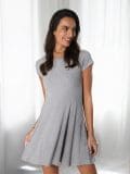 Rebrasta mini haljina - siva - SINSAY - small6