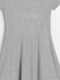 Rebrasta mini haljina - siva - SINSAY - small10