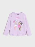 Pikkade varrukatega T-särk Minnie Mouse - lavendlivärvi - SINSAY - small2