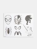 Stenske nalepke Spider-Man - črna - SINSAY - small1