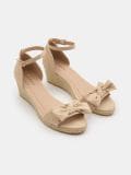 Sandali s platformo in prekrito peto - nude - SINSAY - small1