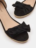 Kaetud kontsaga platvormsandaalid - must - SINSAY - small2