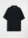 Košulja relaxed fit s kratkim rukavima - crno - SINSAY - small6