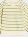 Črtast pulover - krema - SINSAY - small3