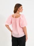 Bluza iz liocela - pastelno roza - SINSAY - small3