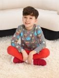 Set de 2 tricouri cu mânecă lungă - gri-neutru - SINSAY - small1