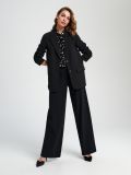 Marynarka z kieszeniami - czarny - SINSAY - small2