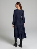 LADIES` DRESS - mid blue - SINSAY - small5