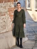 LADIES` DRESS - khaki - SINSAY - small4