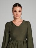 LADIES` DRESS - khaki - SINSAY - small6