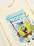 Pikkade varrukatega T-särk SpongeBob - kreemvalge - SINSAY - small3