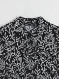 Särgisarnane pluus lillelise mustriga PLUS SIZE - must - SINSAY - small13