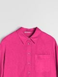 Košulja sa mešavinom lana PLUS SIZE - fuksija - SINSAY - small13