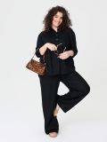 Košulja s mješavinom lana PLUS SIZE - crno - SINSAY - small3