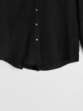 Košulja s mješavinom lana PLUS SIZE - crno - SINSAY - small13