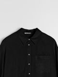 Košulja s mješavinom lana PLUS SIZE - crno - SINSAY - small14