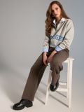 Штани wide leg - кавовий - SINSAY - small3