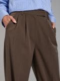 Штани wide leg - кавовий - SINSAY - small4