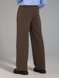 Штани wide leg - кавовий - SINSAY - small2