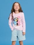 Лонгслів Bluey - рожевий - SINSAY - small1