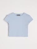 Crop top - svetlo modra - SINSAY - small3