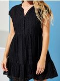 Mini-Spitzenkleid - Schwarz - SINSAY - small1