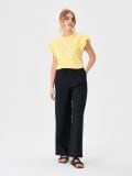 Pamučna bluza s volanima - žuta - SINSAY - small2