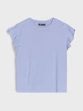 Pamučna bluza s volanima - plava - SINSAY - small3