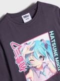 T-shirt Hatsune Miku - dark grey - SINSAY - small2